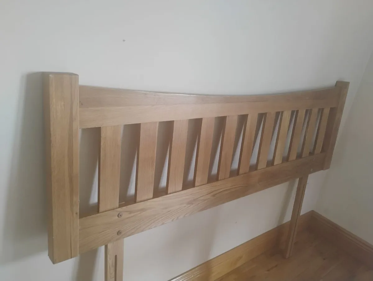 Wooden headboard