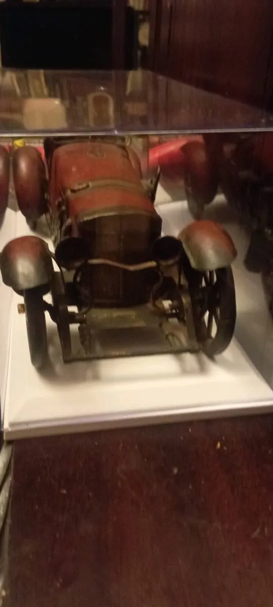 VINTAGE INTERLUDE METAL ROADSTER 12" LONG WINE CAR - Image 2