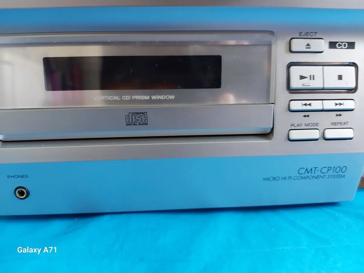 SONY Stereo Music System Model CMT-CP100, - Image 4
