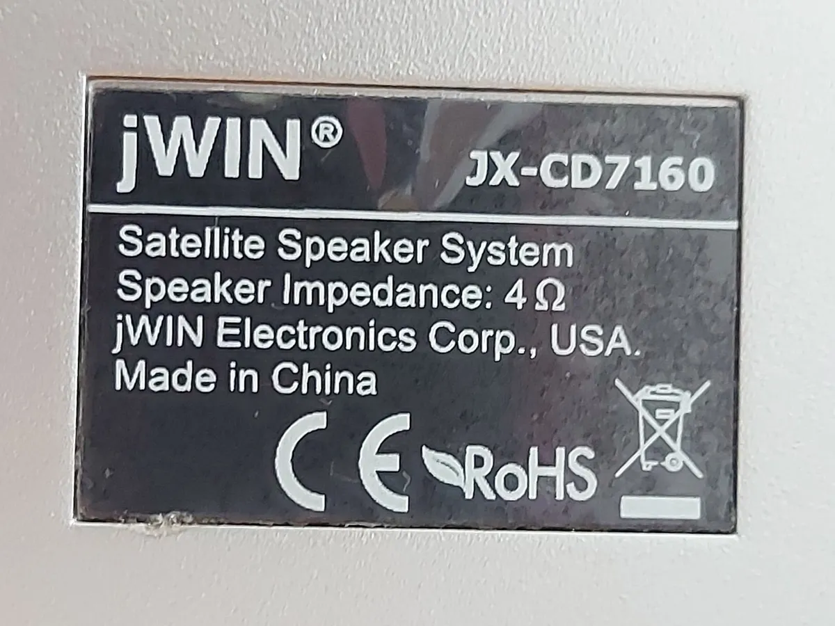 jWIN Micro Hi-Fi CD Player with AM-FM Stereo Radio - Image 4