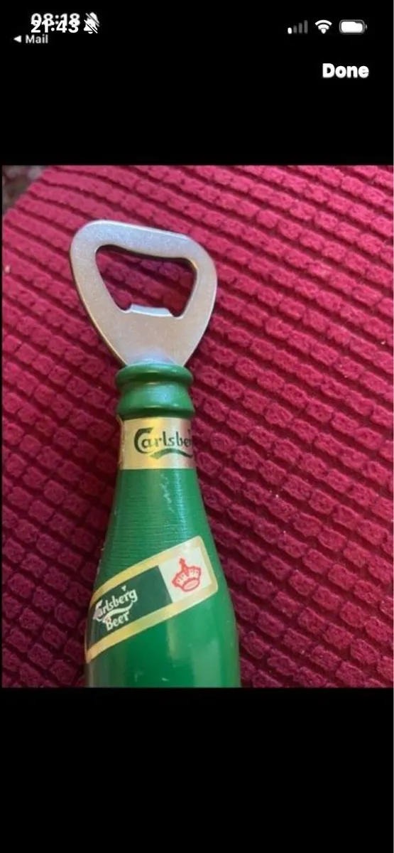 Vintage Timber Carlsberg Bottle Opener - Image 3