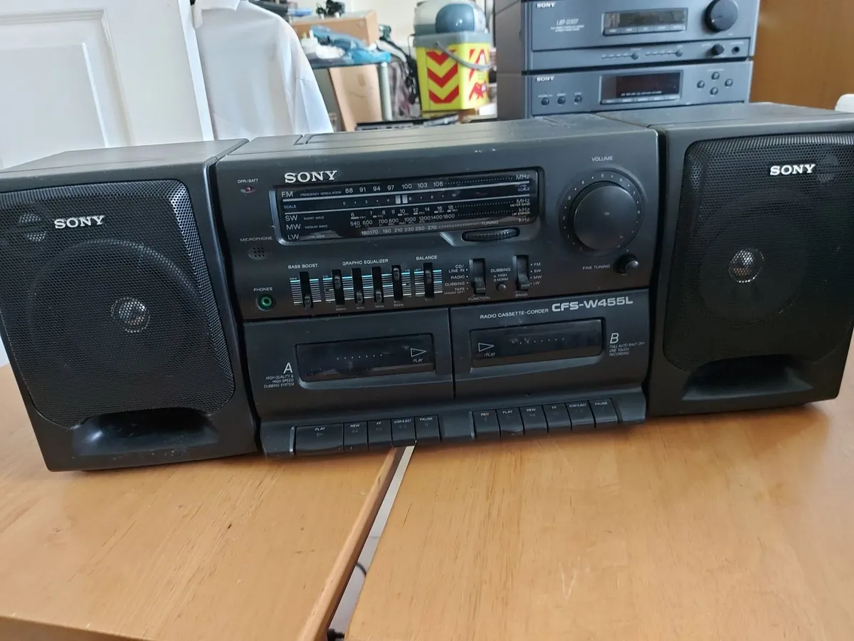 SONY Radio Cassette-Corder Model CFS-W455L - Image 2
