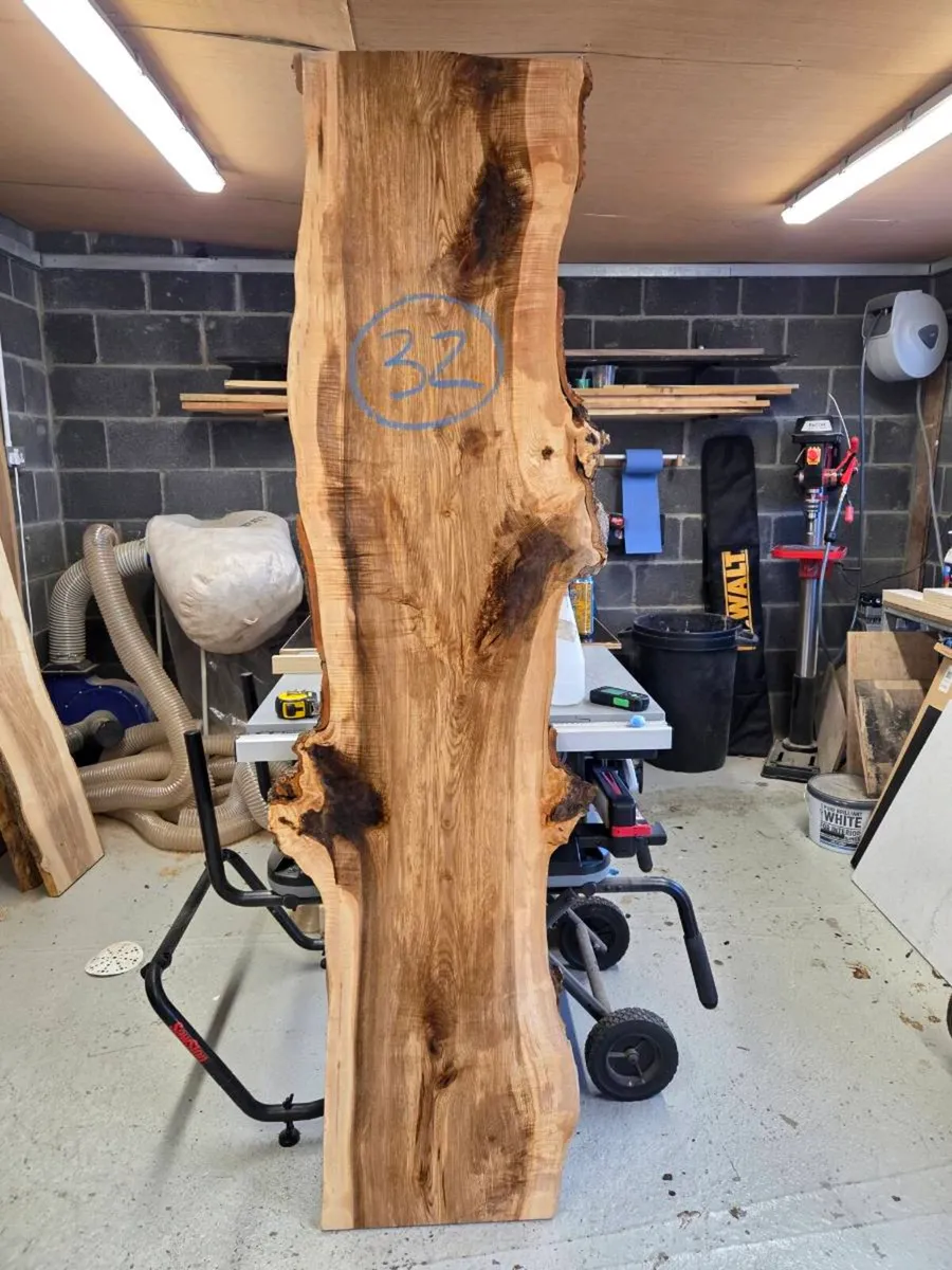 Olive Ash Live edge slab - Image 1