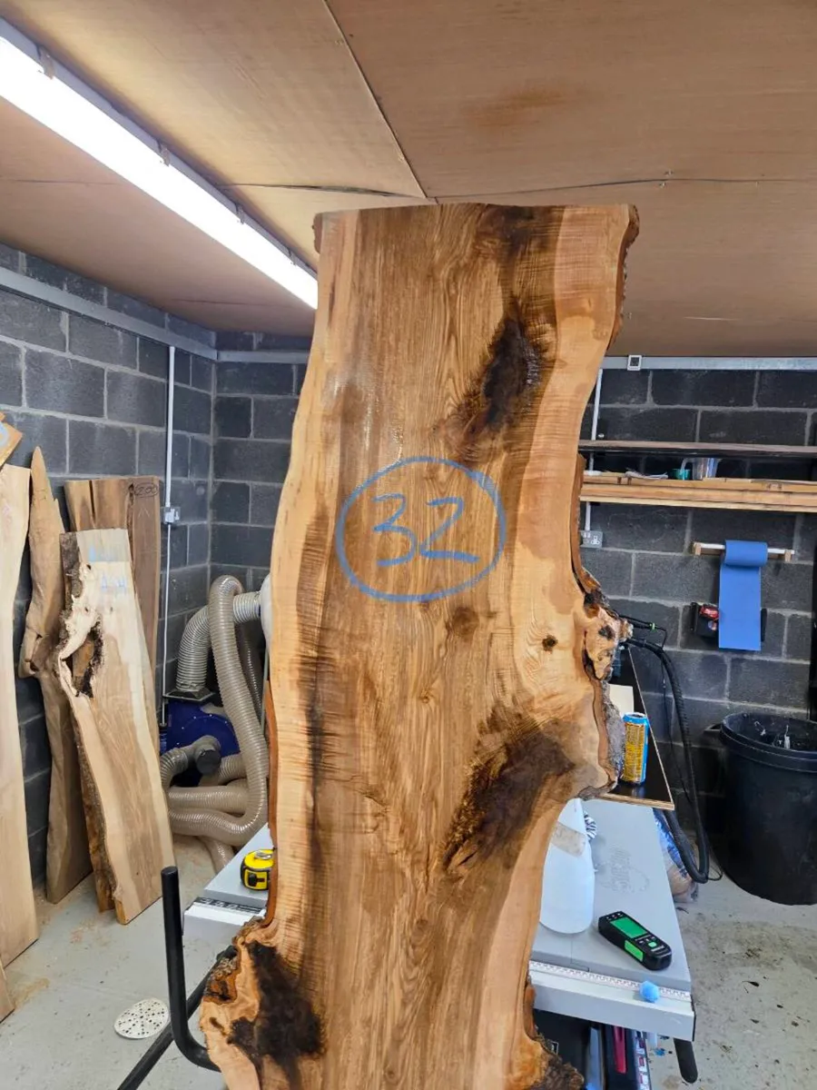 Olive Ash Live edge slab - Image 2