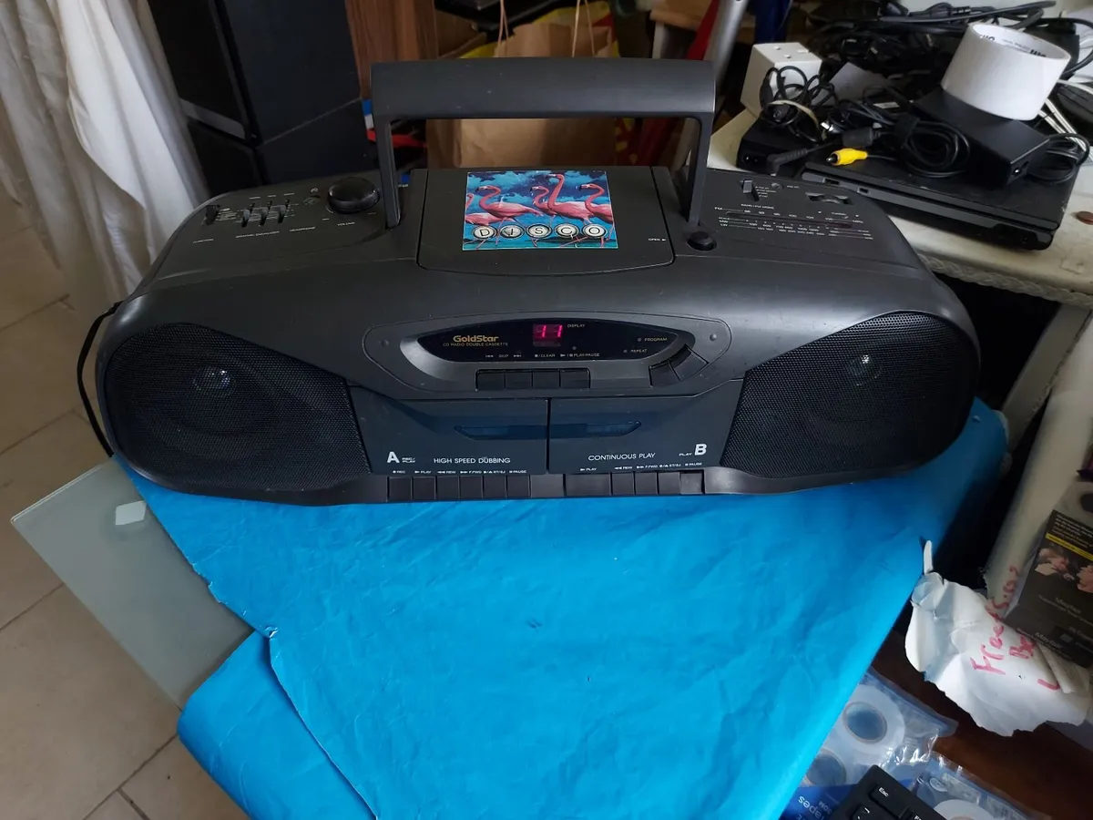 Goldstar Portable Stereo CD Radio Cassette - Image 2