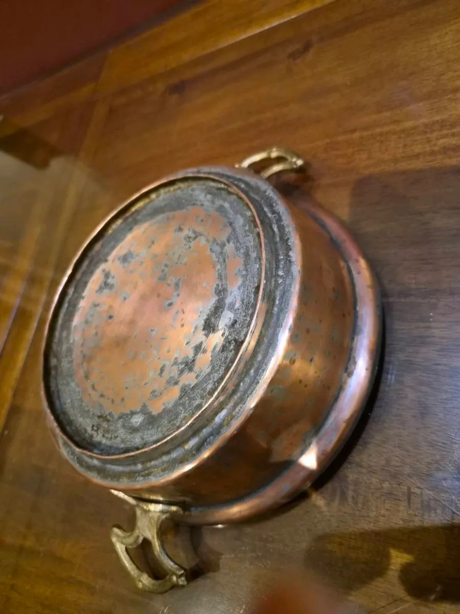Antique vintage copper fireplace cottage pub fire - Image 4