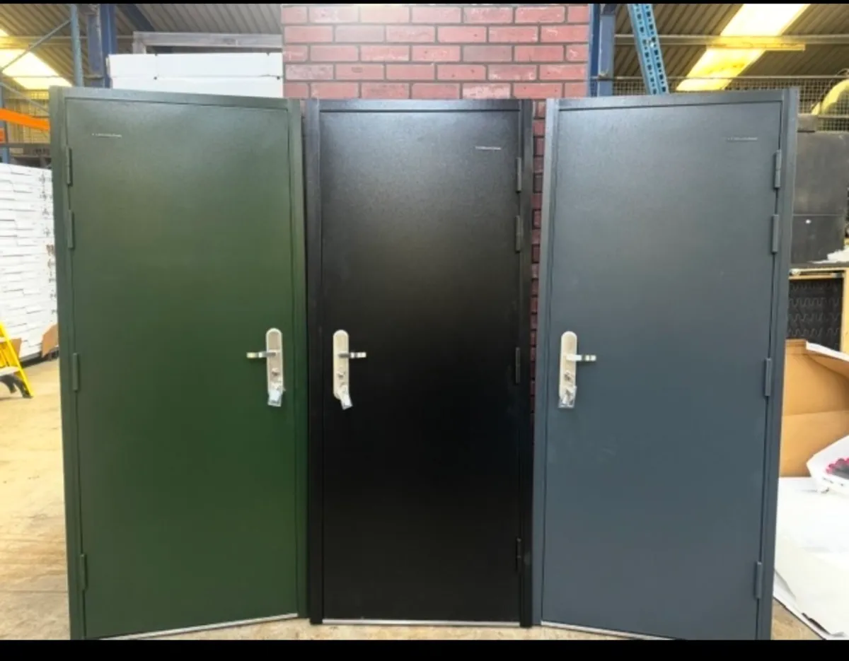Heavy Duty Multi-lock Steel Security Doors - Image 1