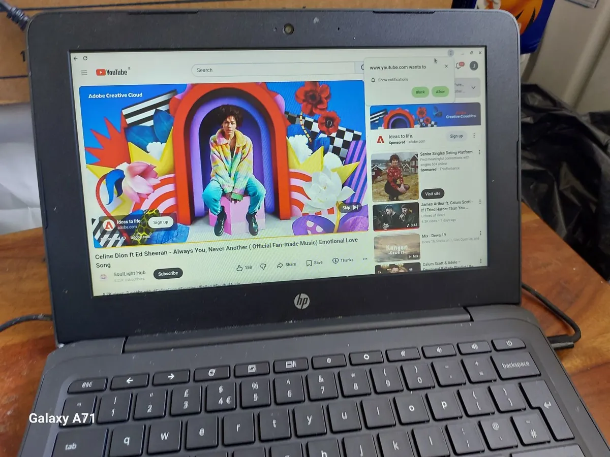 HP Chromebook, Model 11a-nb0000na, 4GB Ram, 32 HDD - Image 3