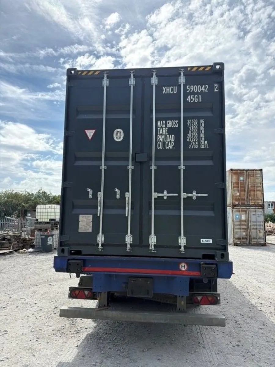 40ft High Cube One Trip Container – RAL 7016 Grey - Image 1