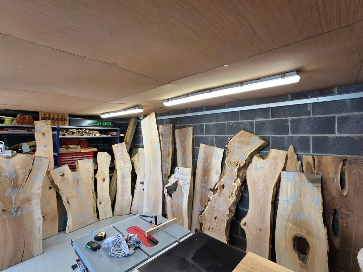 Live Edge Ash, Sycamore, Chessnut and More! - Image 1