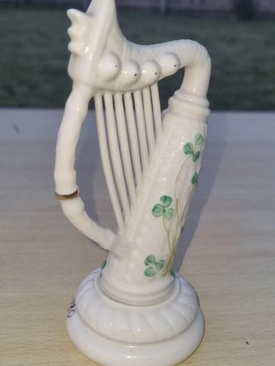 Belleek harp Special Edition Ballyshannon 1980 - Image 3