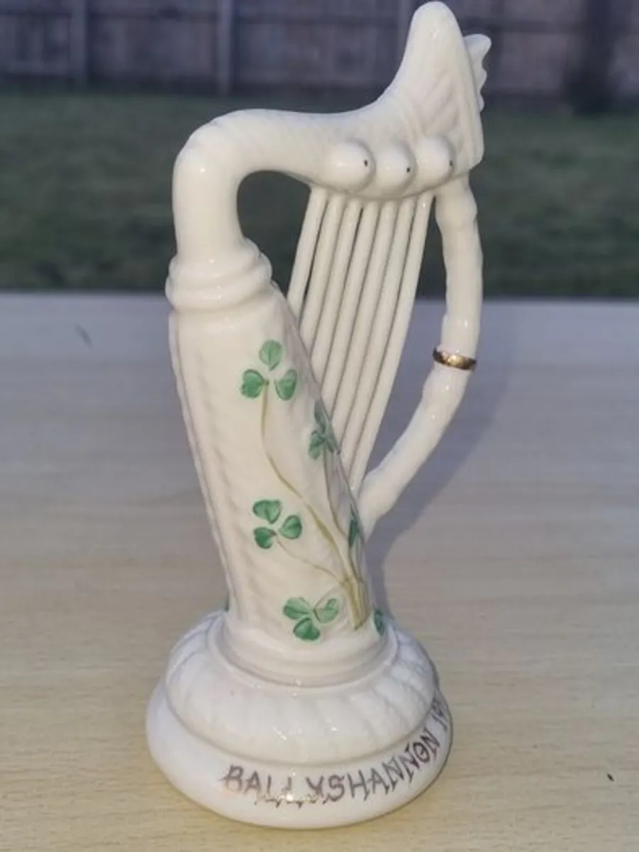 Belleek harp Special Edition Ballyshannon 1980 - Image 4