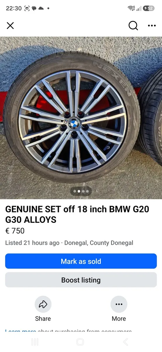 GENUINE STAMPED 18 INCH G20 /G30 - Image 2