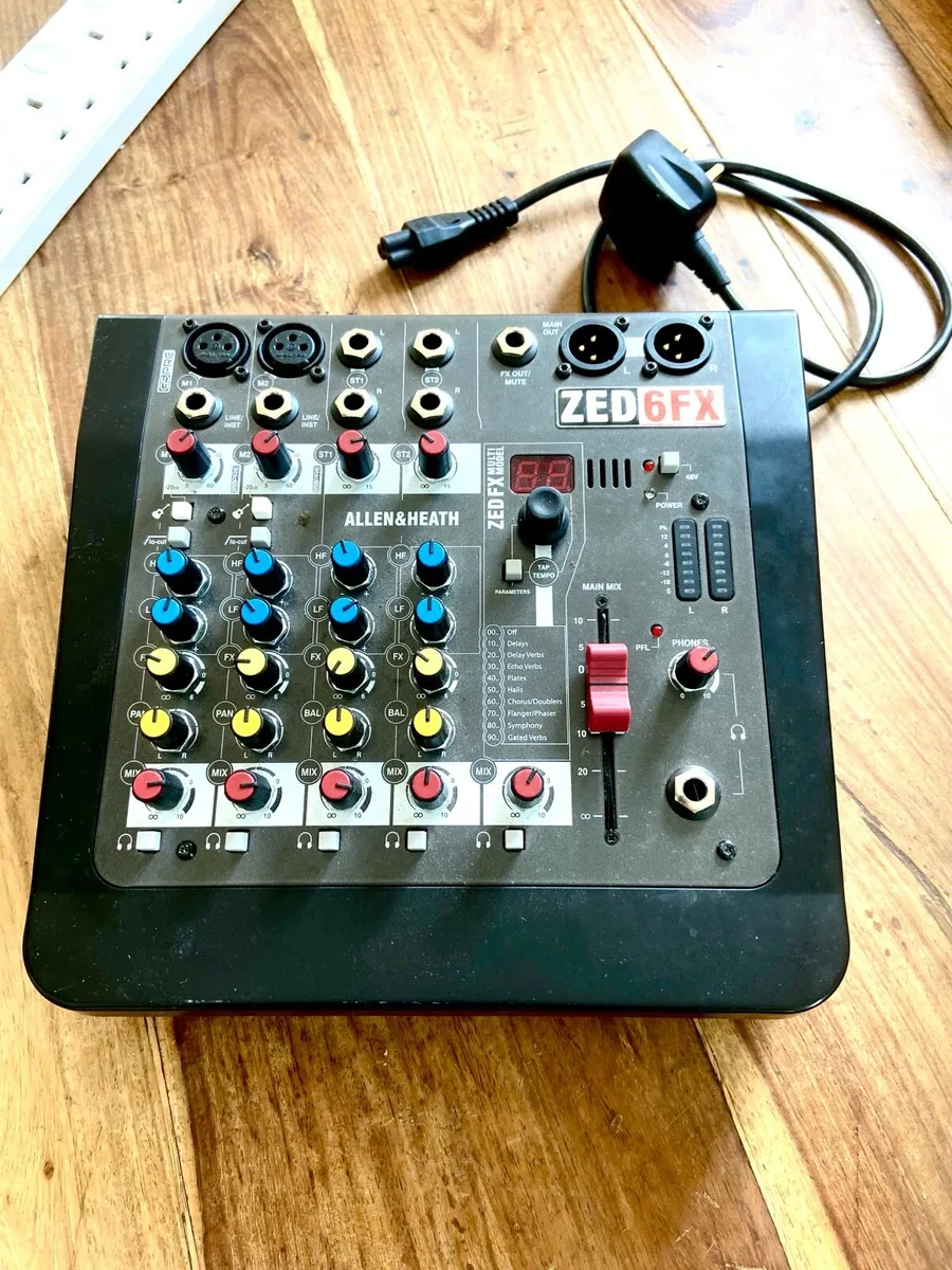 Allen Heath Zed 6 Fx Mixer Desk - Image 1