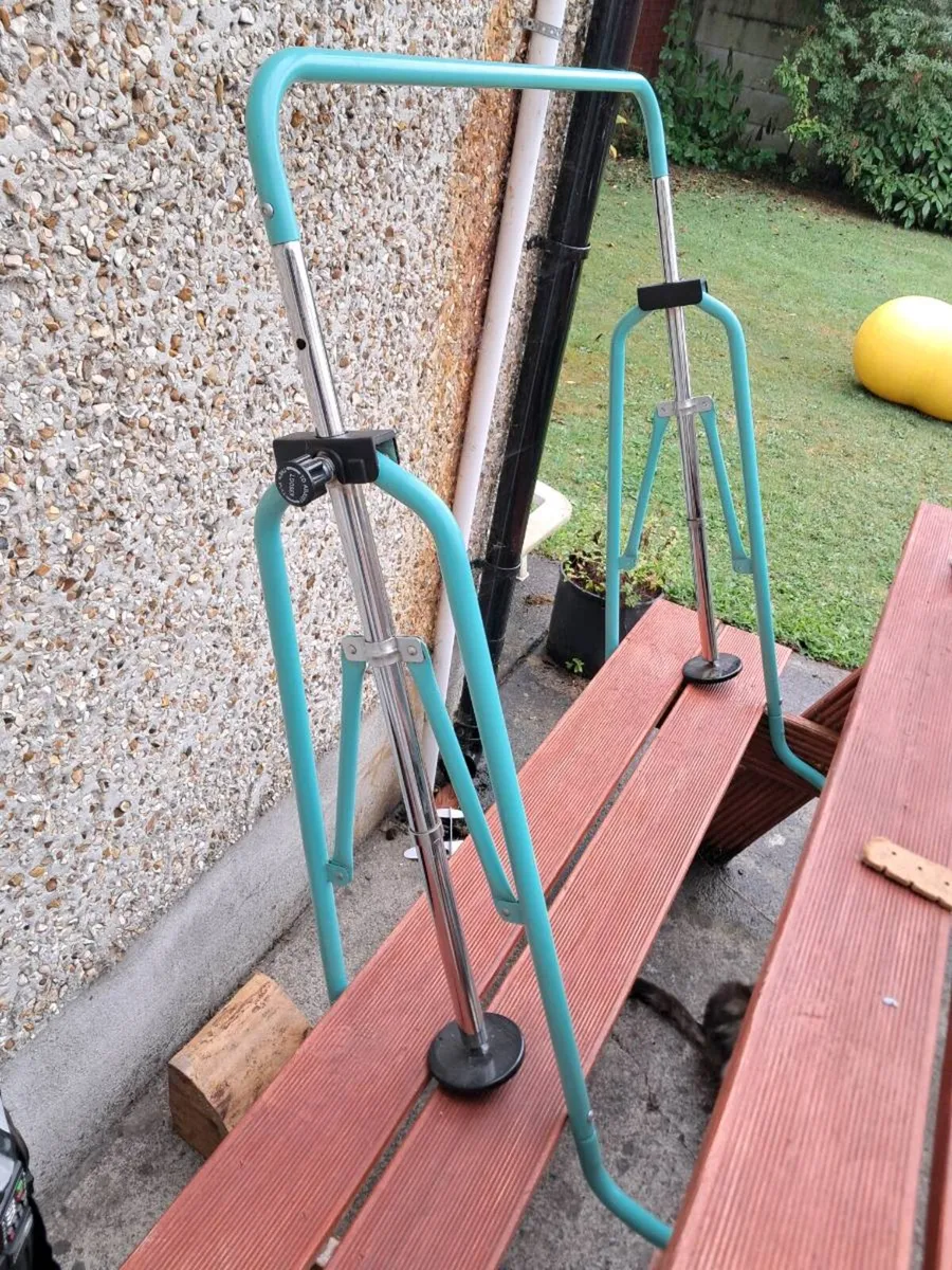 Blue Foldable Gymnastics bar - Image 1