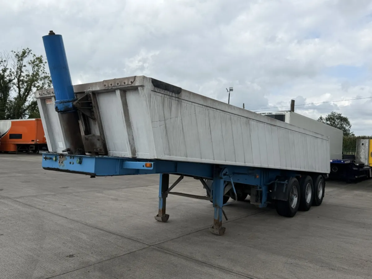2002 DENNISON SLOPER TIPPING TRAILER - Image 1