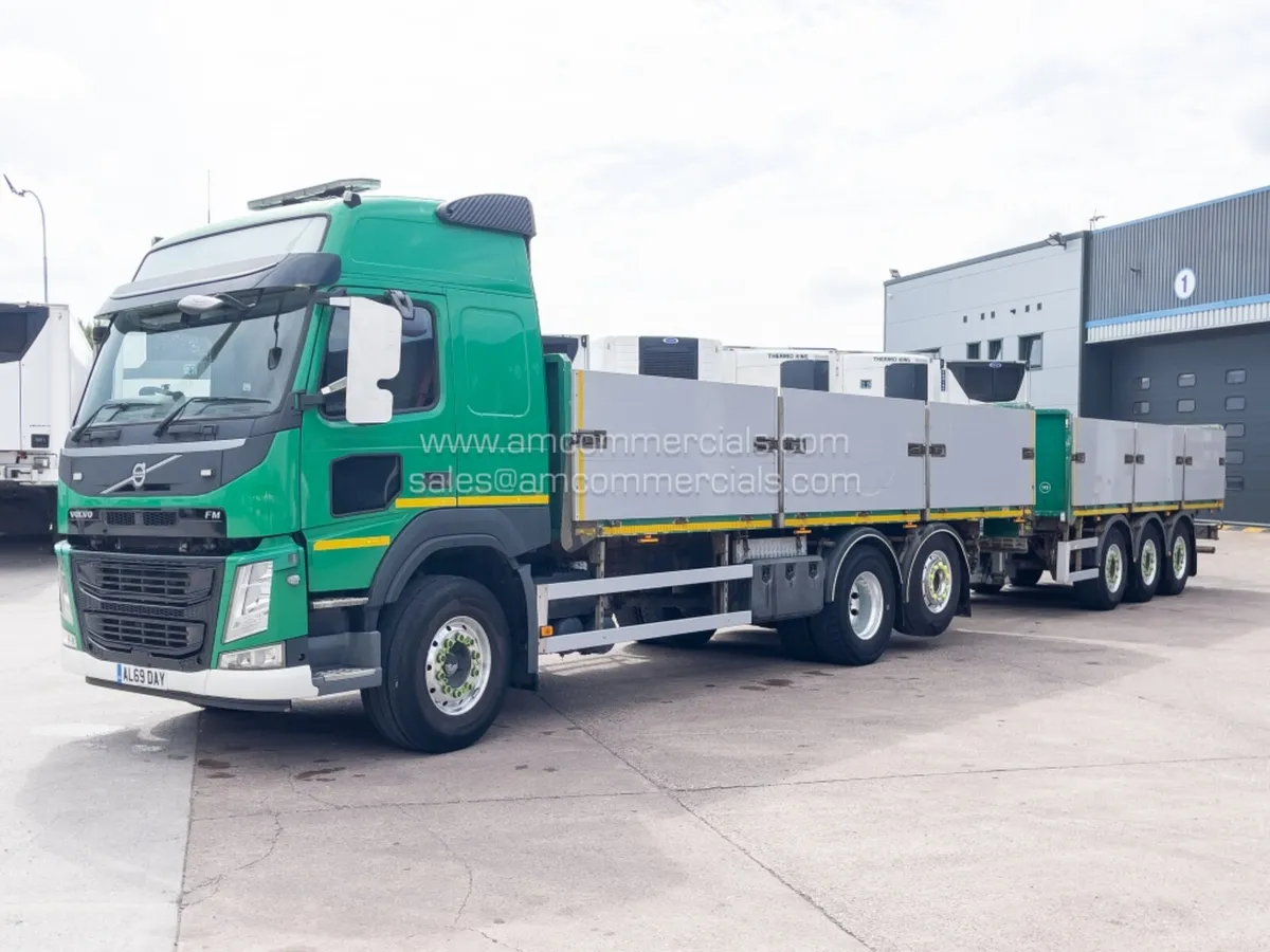 2019 VOLVO FM 450 DROPSIDE PAIRED W/ DROPSIDE DRAW - Image 3