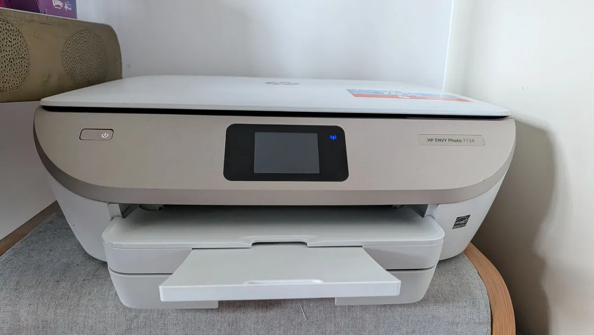 HP ENVY Photo 7134 Printer + 3 ink cartridges - Image 1