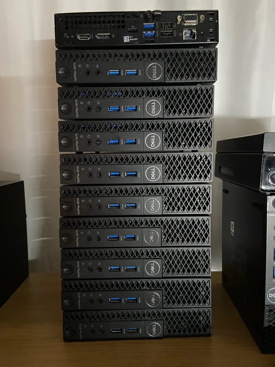 10 x Dell mini Desktops read ad info ! - Image 1