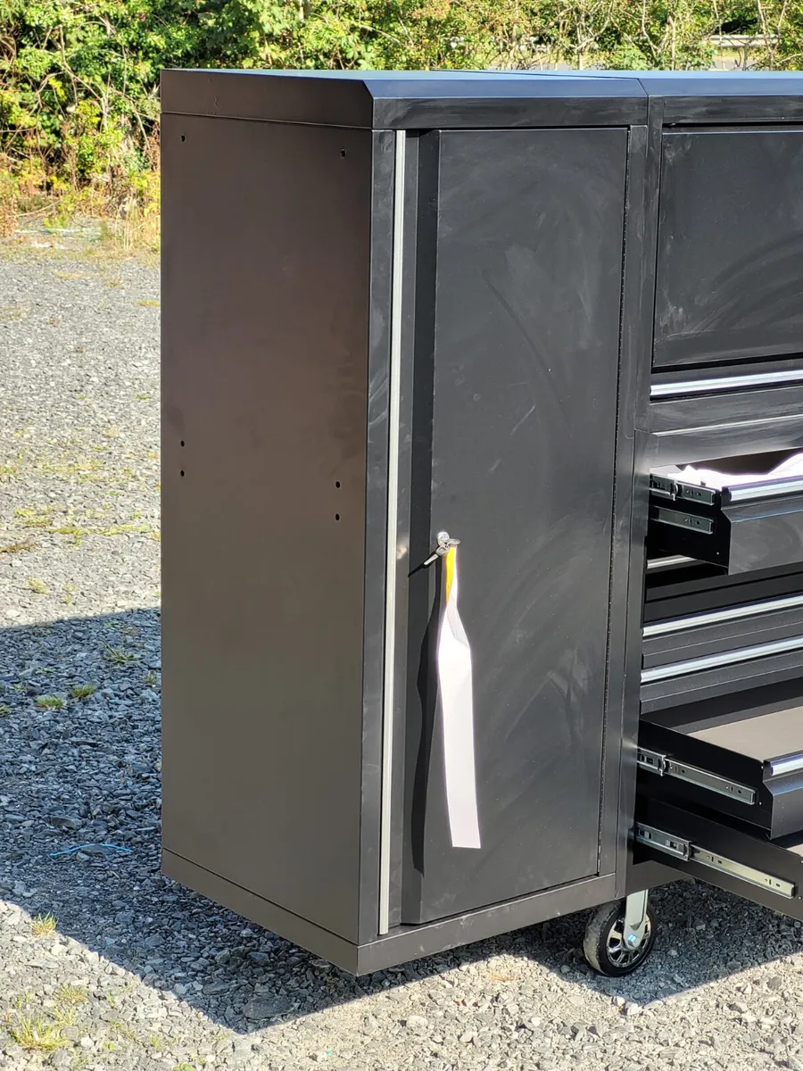 56″ 8 Drawer Toolchest Cabinet With Vertical - Image 4