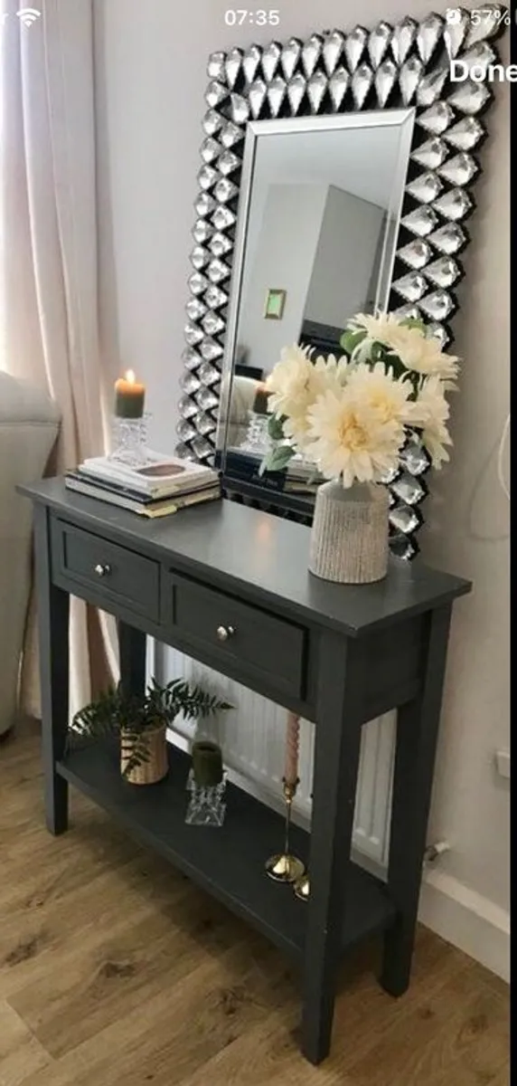 Hall Table and Mirror sold together - Image 3