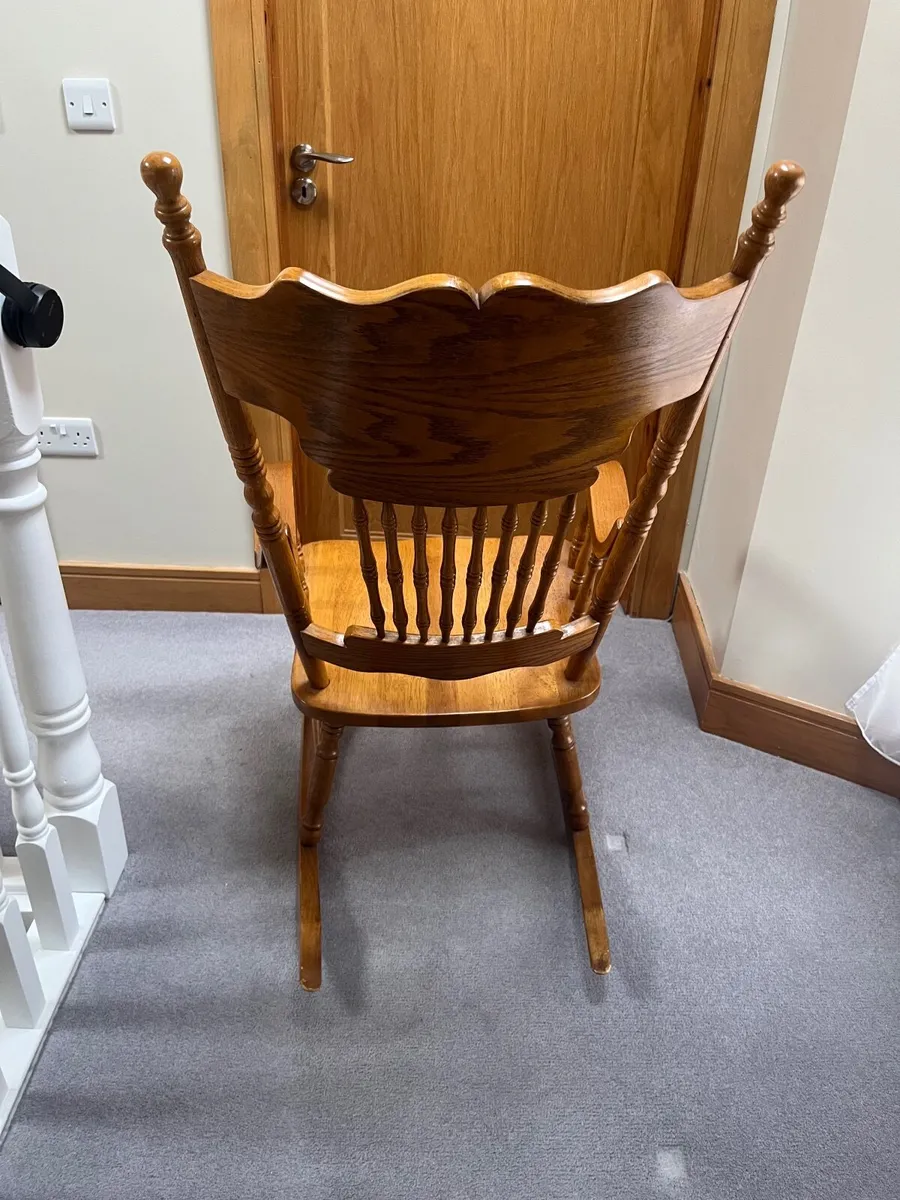 Rocking Chair Solid Wood - Image 2