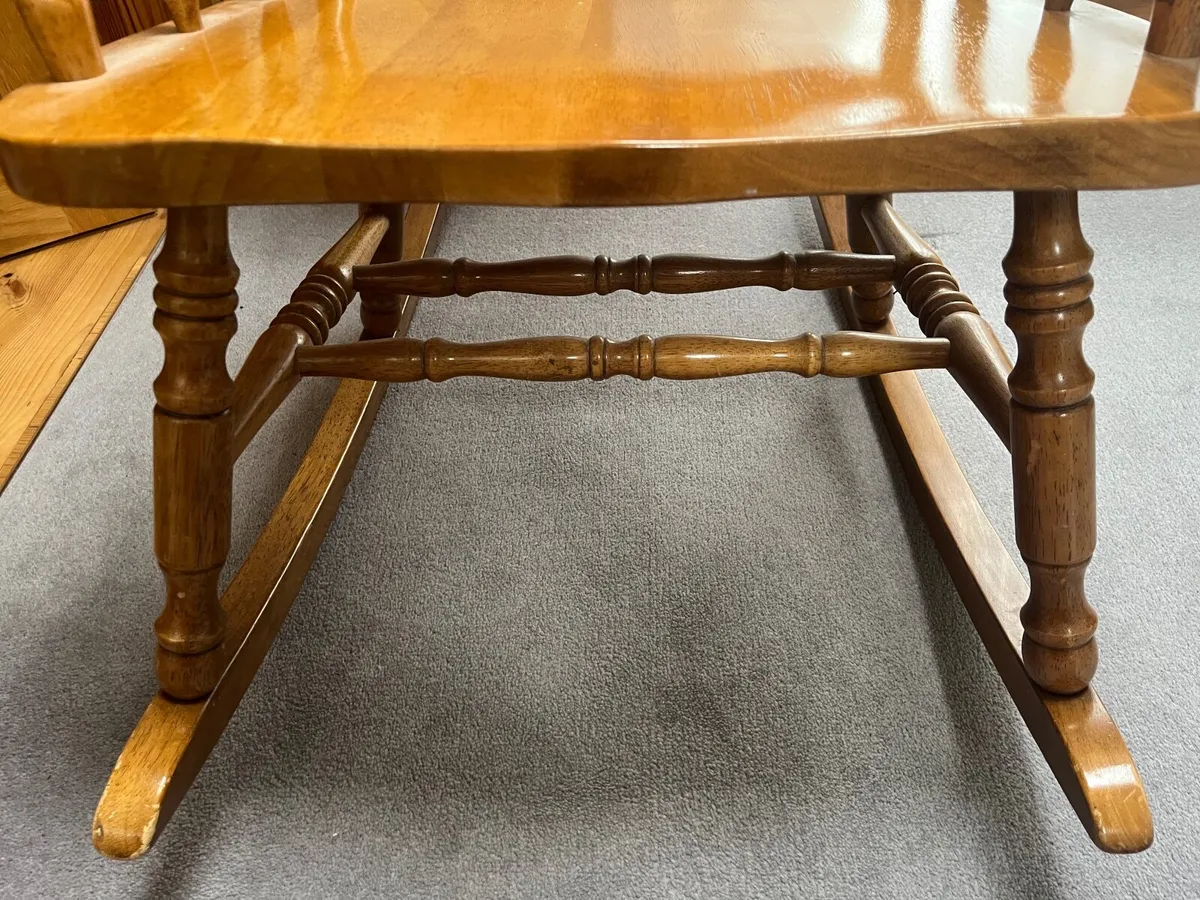 Rocking Chair Solid Wood - Image 3