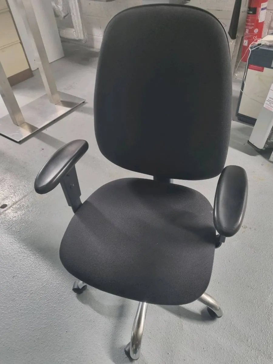Office chairs x 4 - Image 4