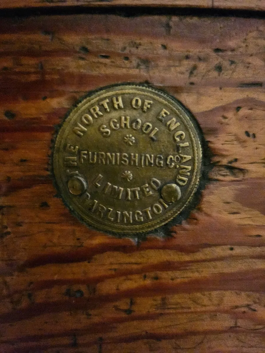 Antique school desk - Image 4