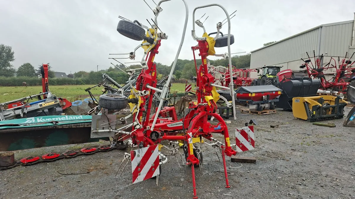 Pottinger 661 6 rotor tedder - Image 1
