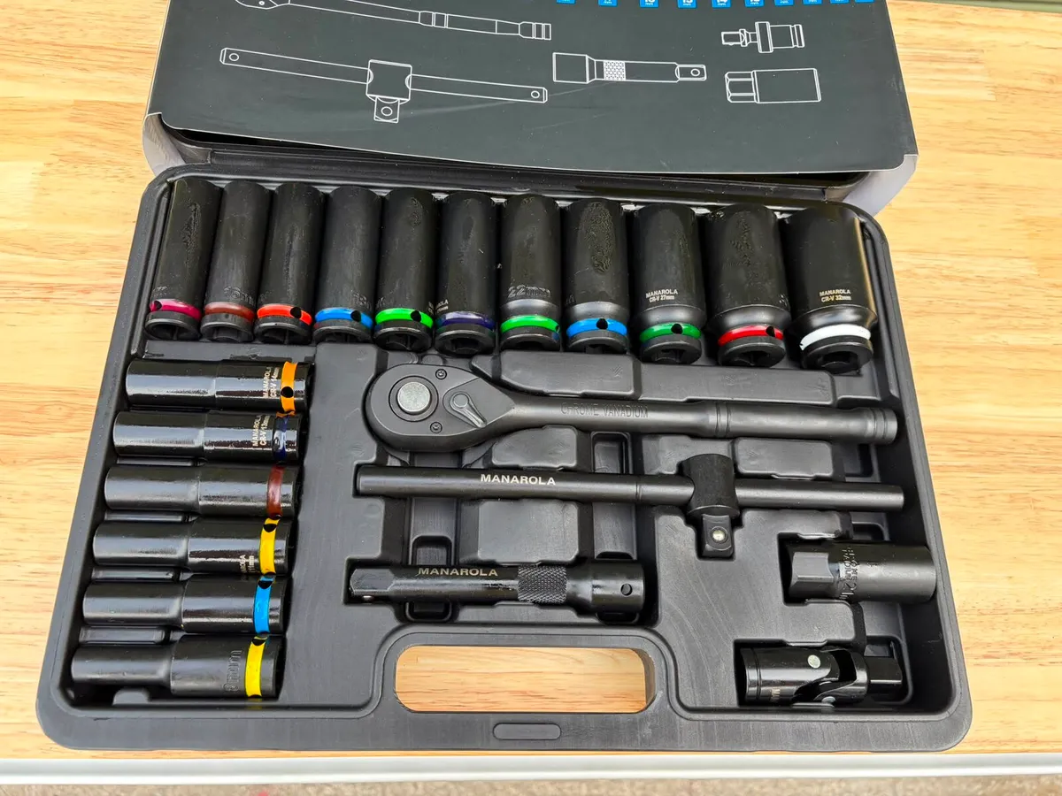 MANAROLA  Professional 23PC 1/2 Deep Impact Socket - Image 2
