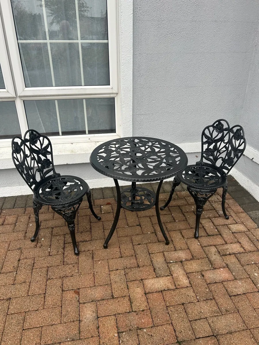 Bistro Table & 2 Chairs - Image 1