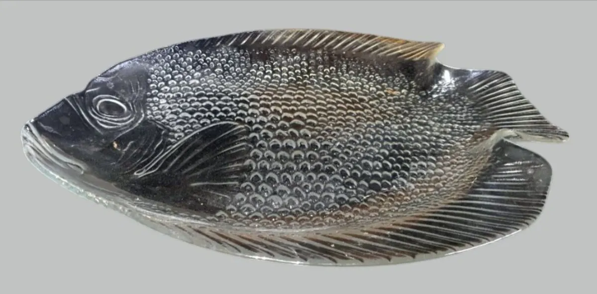 Vintage Arcoroc France Glass Fish Serving Platter - Image 4