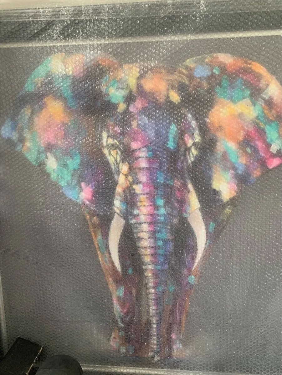 Louise Luton Elephant 40in * 40in (New - Unused) - Image 3