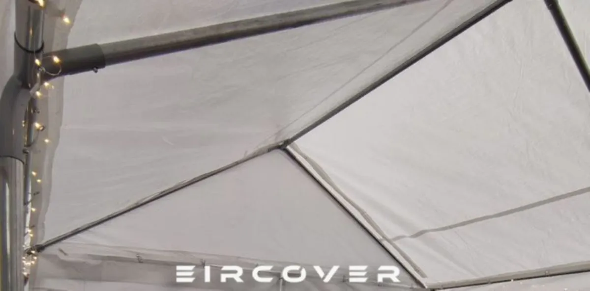 Heavy Duty Marquee 3m x 6m PVC with Ground Bars - Image 4