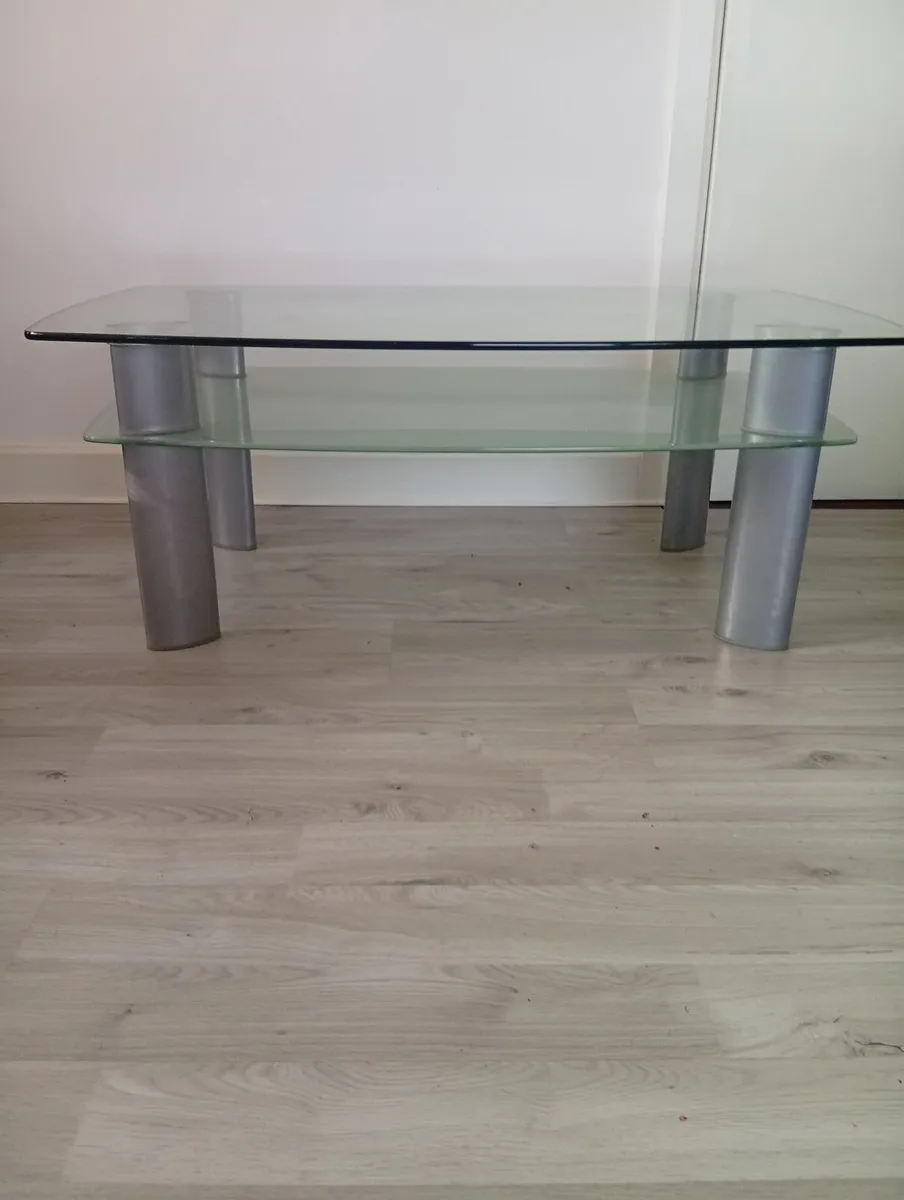 Modern Quality Tempered Glass Coffee table - Image 1