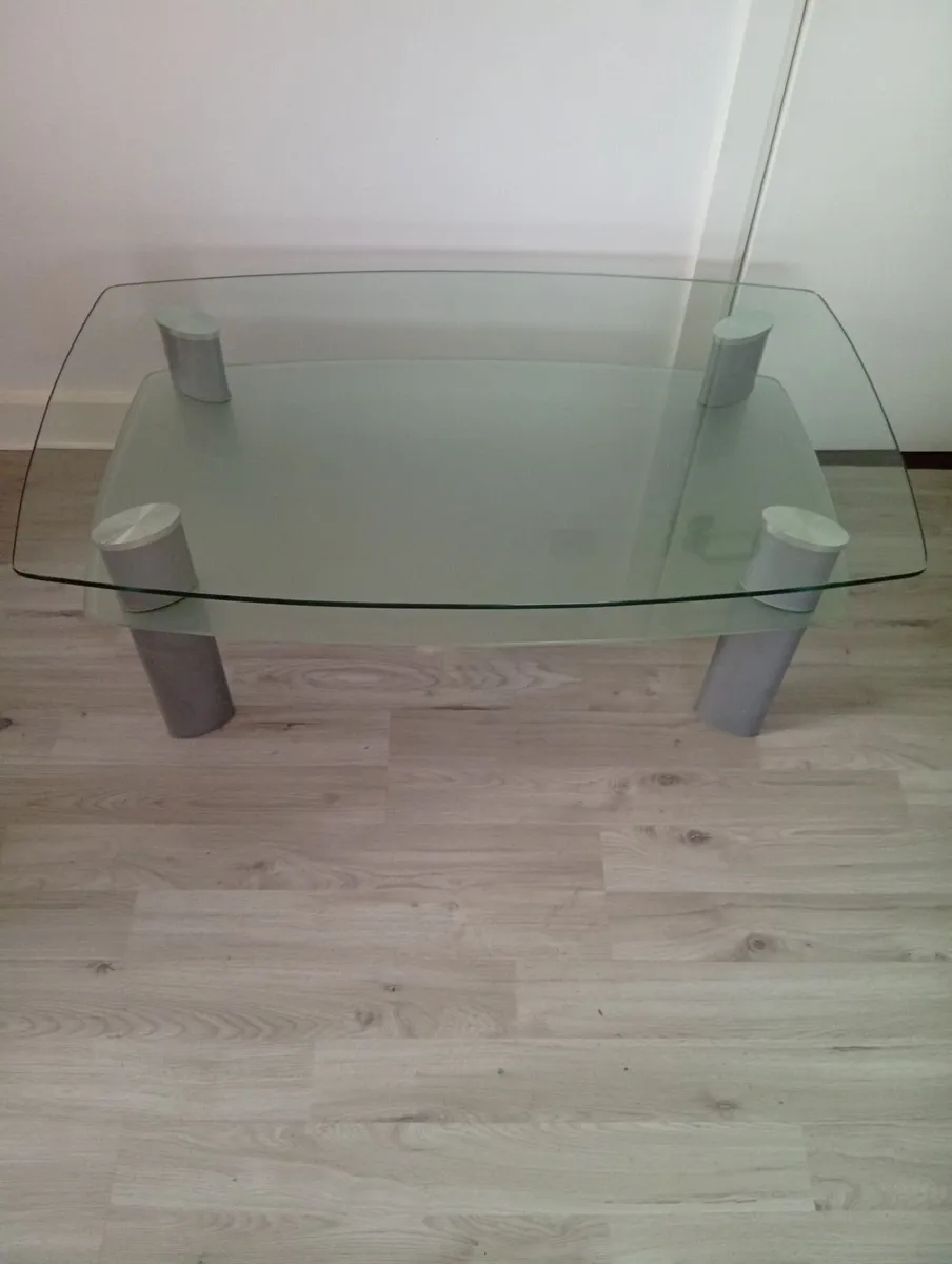 Modern Quality Tempered Glass Coffee table - Image 2