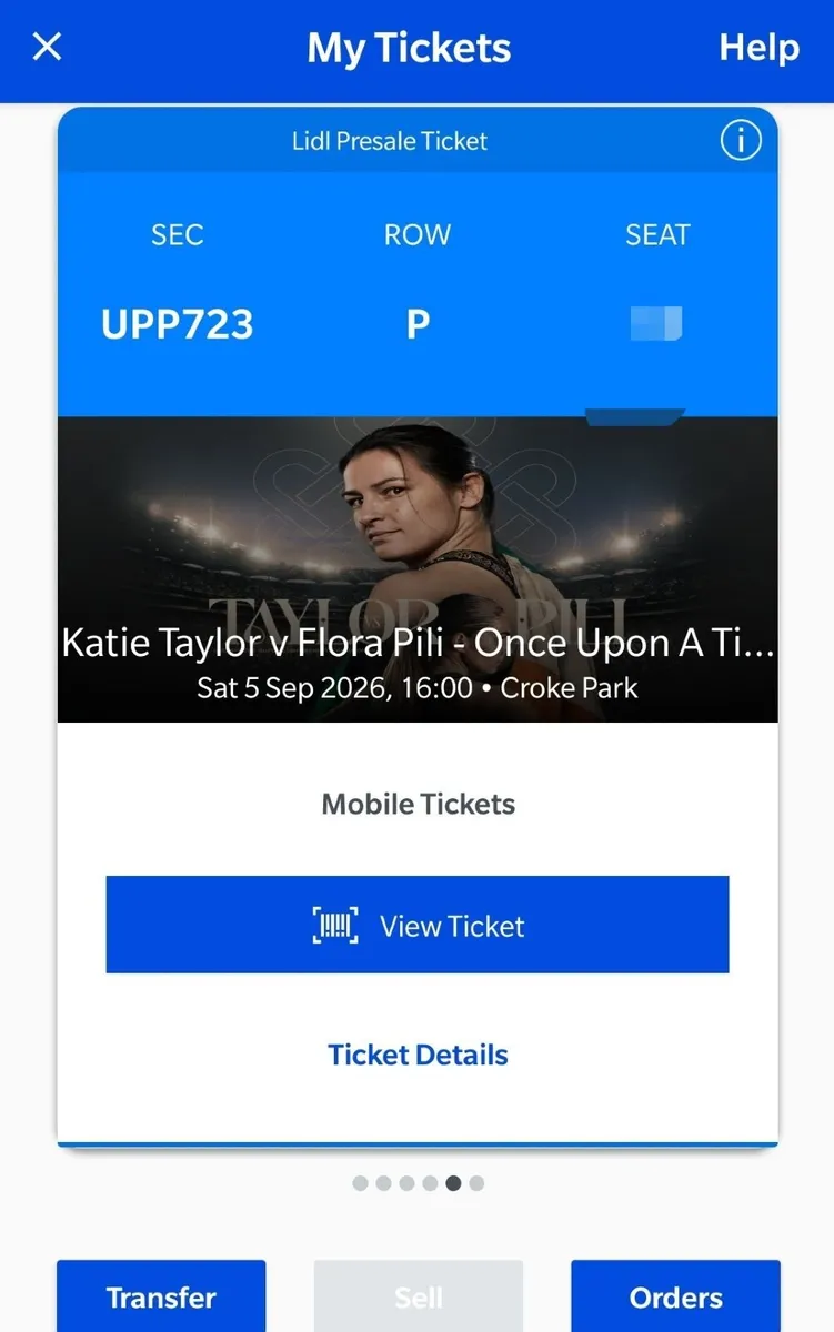 KATIE TAYLOR – 2 TICKETS FOR SALE!  🥊🇮🇪 - Image 2