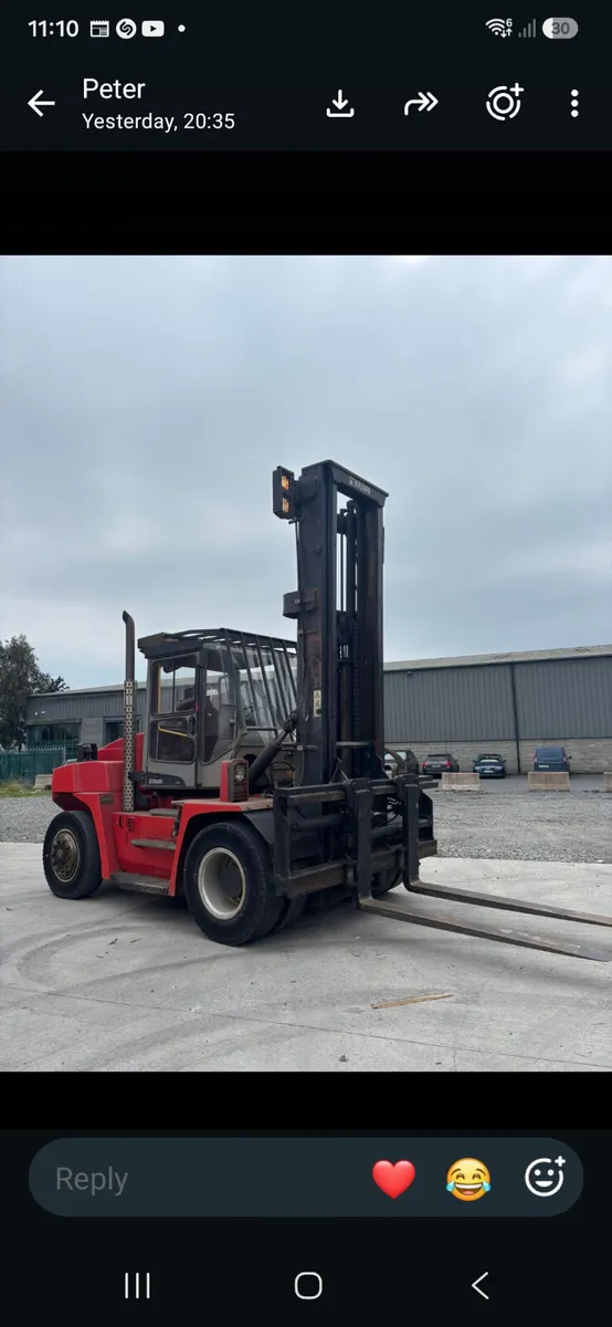 9 Ton Forklift - Image 1
