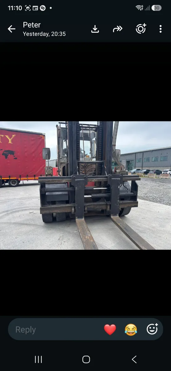 9 Ton Forklift - Image 2