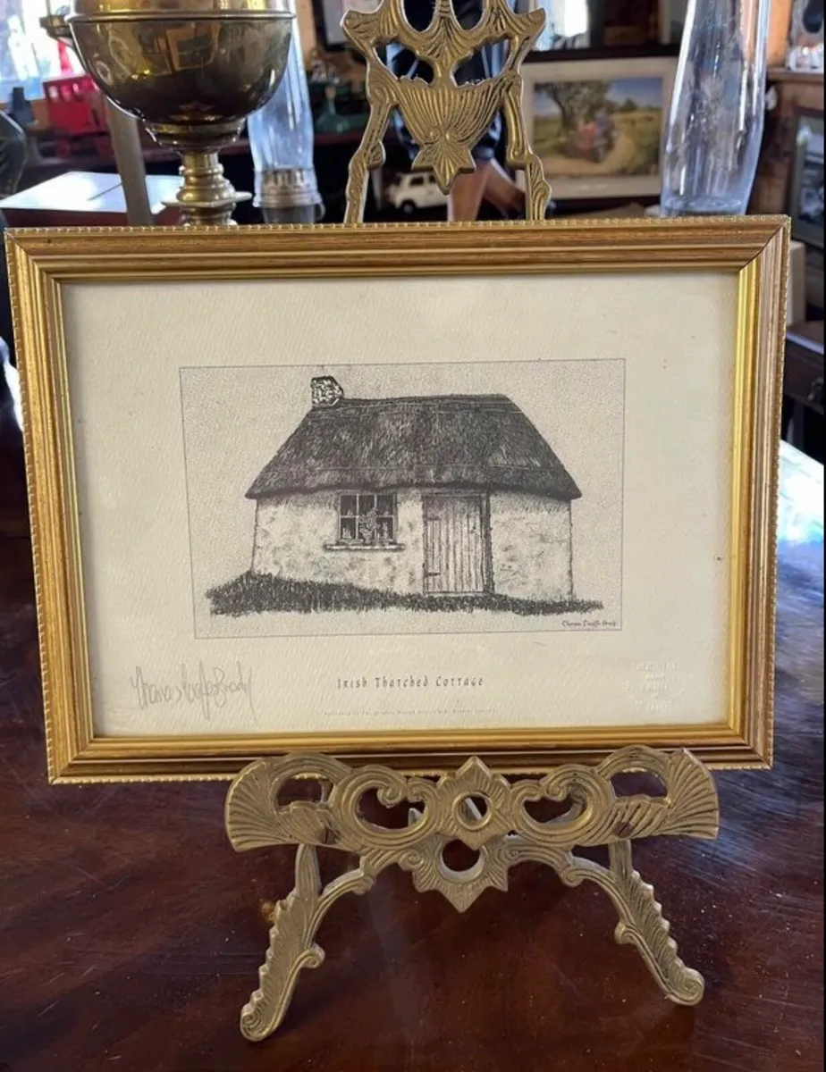 Thatched cottage  - Thomas Taaffe Brady - Image 1