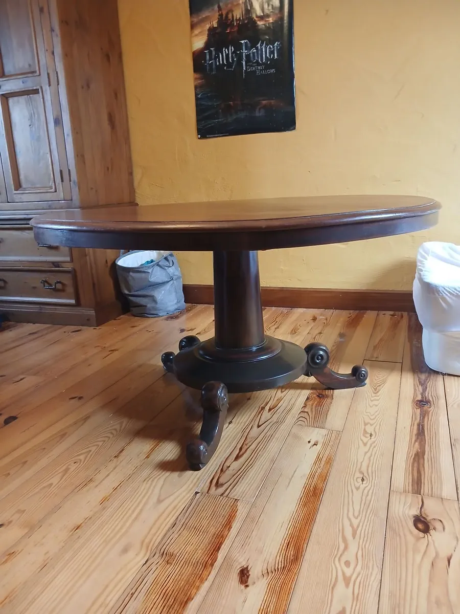 Antique Mahogany Table - Image 4