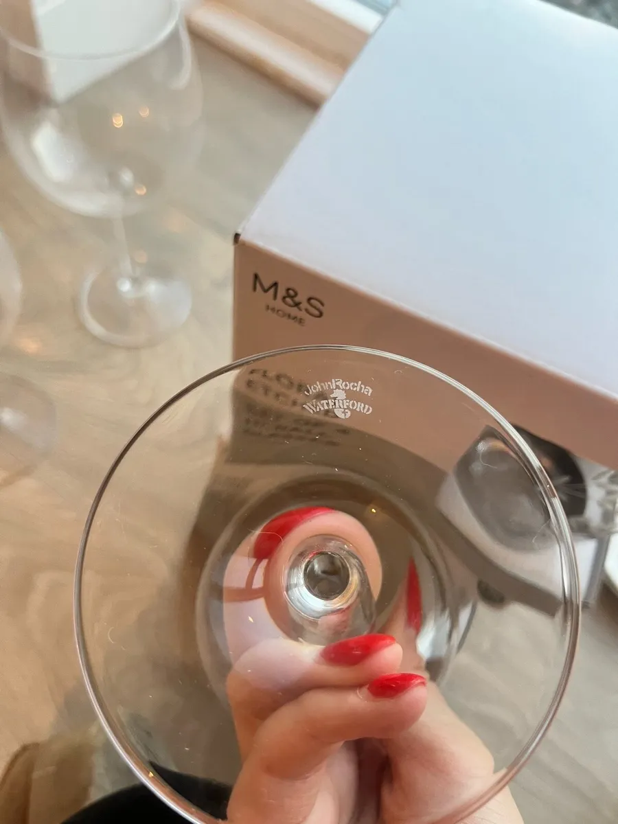 John Rocha wine glasses - Image 3