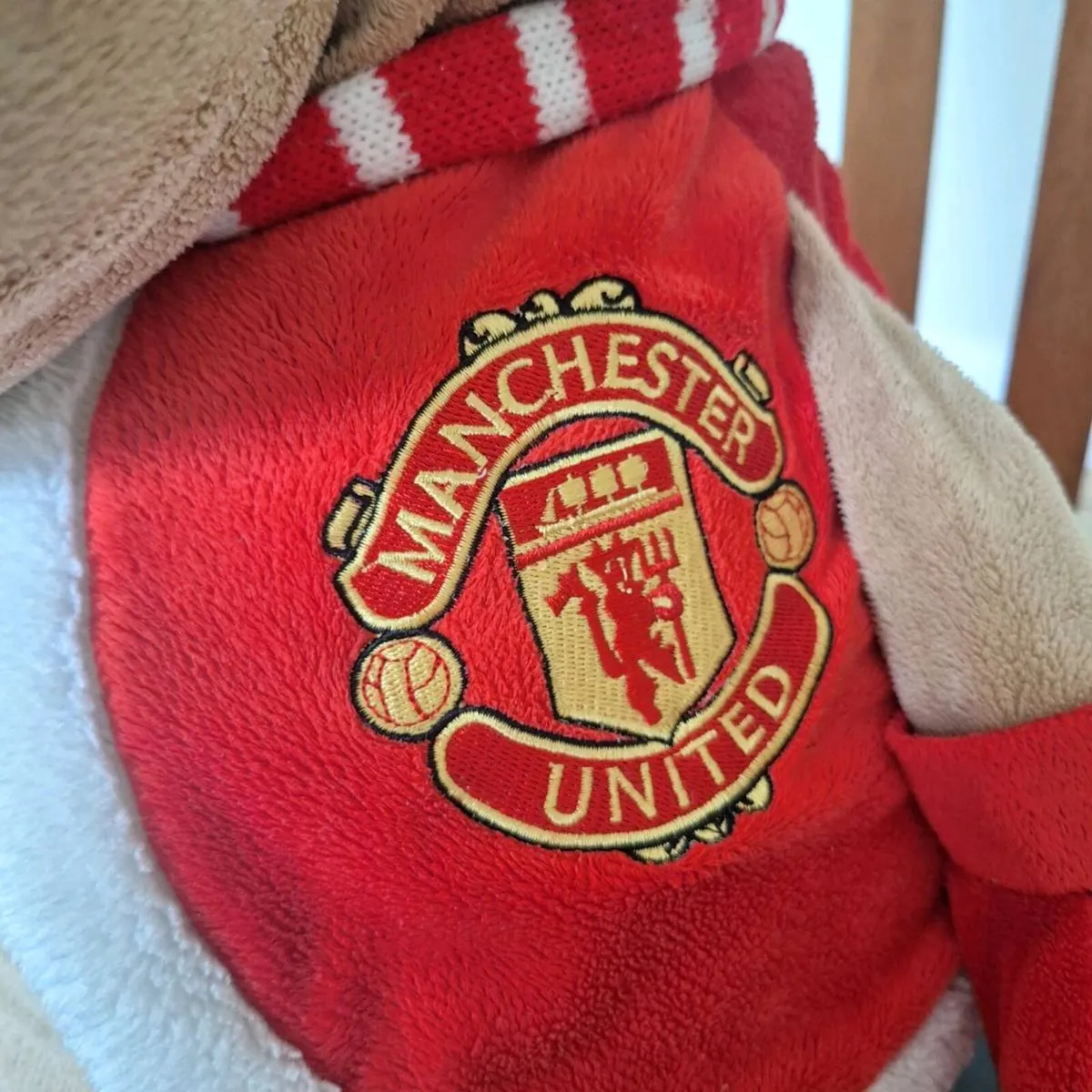 Large Manchester United Reindeer teddy - Image 2