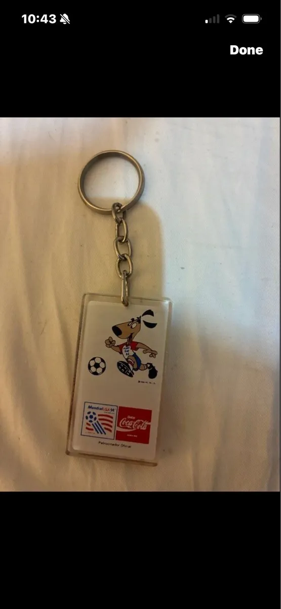 1994 World Cup Coca Cola Key Ring
