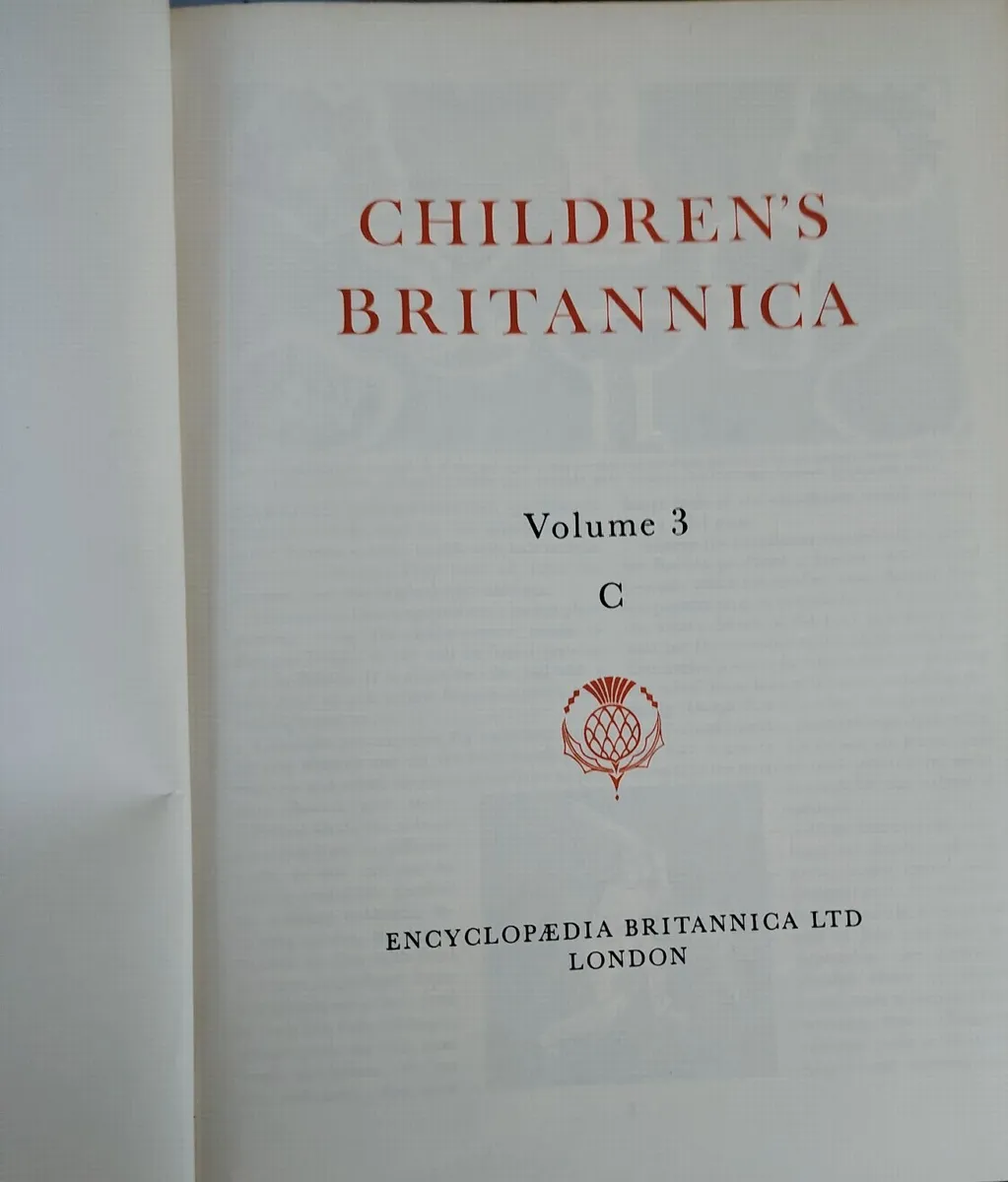 Vintage 1961/62 Children's Britannica Encyclopedia - Image 3