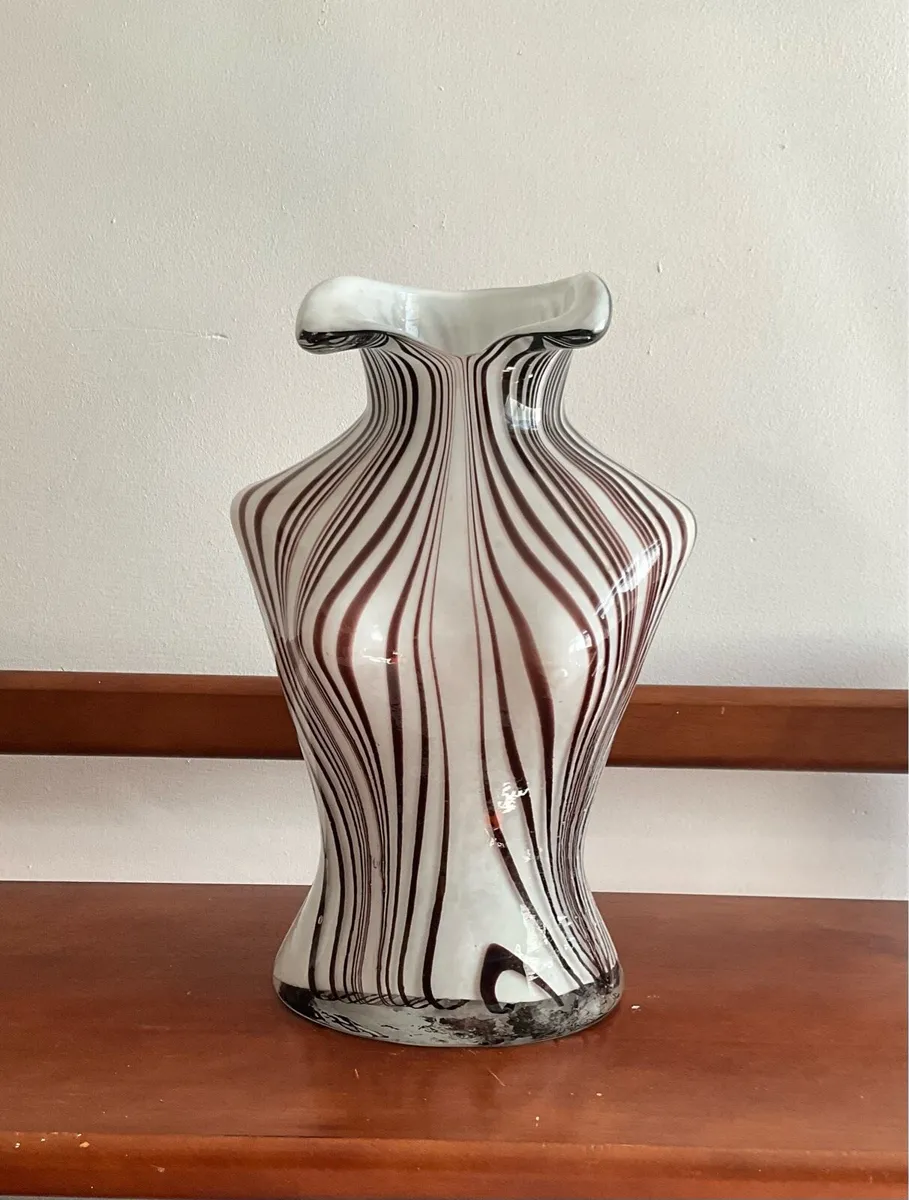 Vintage Murano Glass Female Torso Vase - Image 3