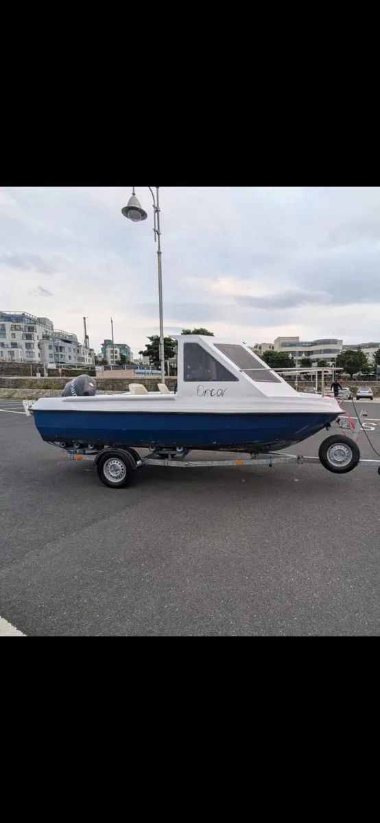 17ft Cuddy Fishing Boat 60hp (15hrs) - Image 1