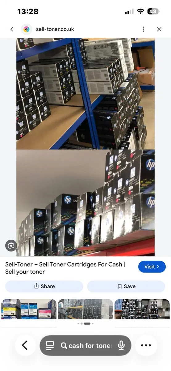 Top Cash Paid  for Unwanted Original Ink Toners - Image 1
