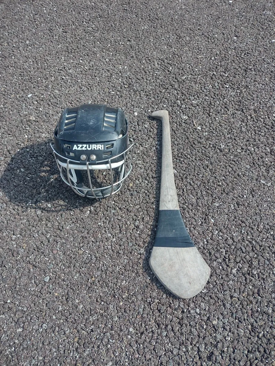 Hurley and helmet.